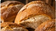 Illustrative selection of baked bread